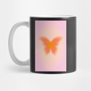 Orange Pink Butterfly Aura Mug